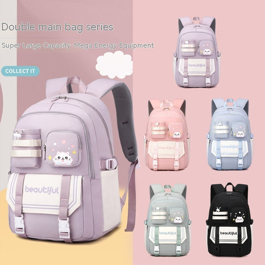 Large Capacity School Backpack For Primary School Girls