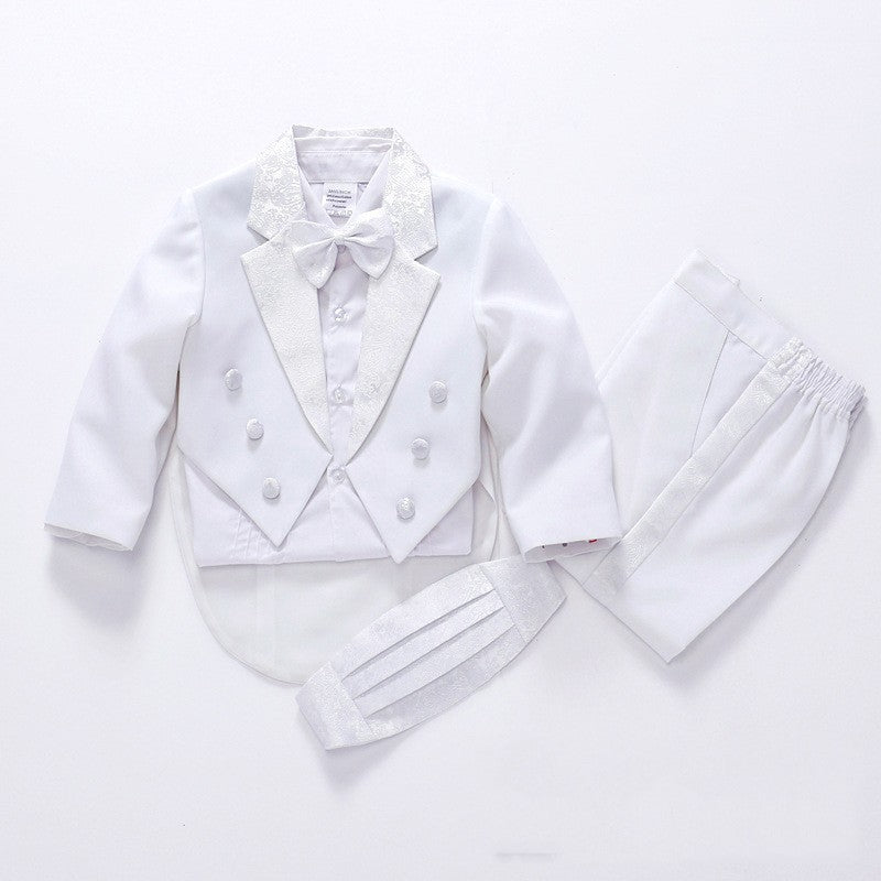 Boys' Tuxedo Suit, Formal Wear, Comes In Black Or White