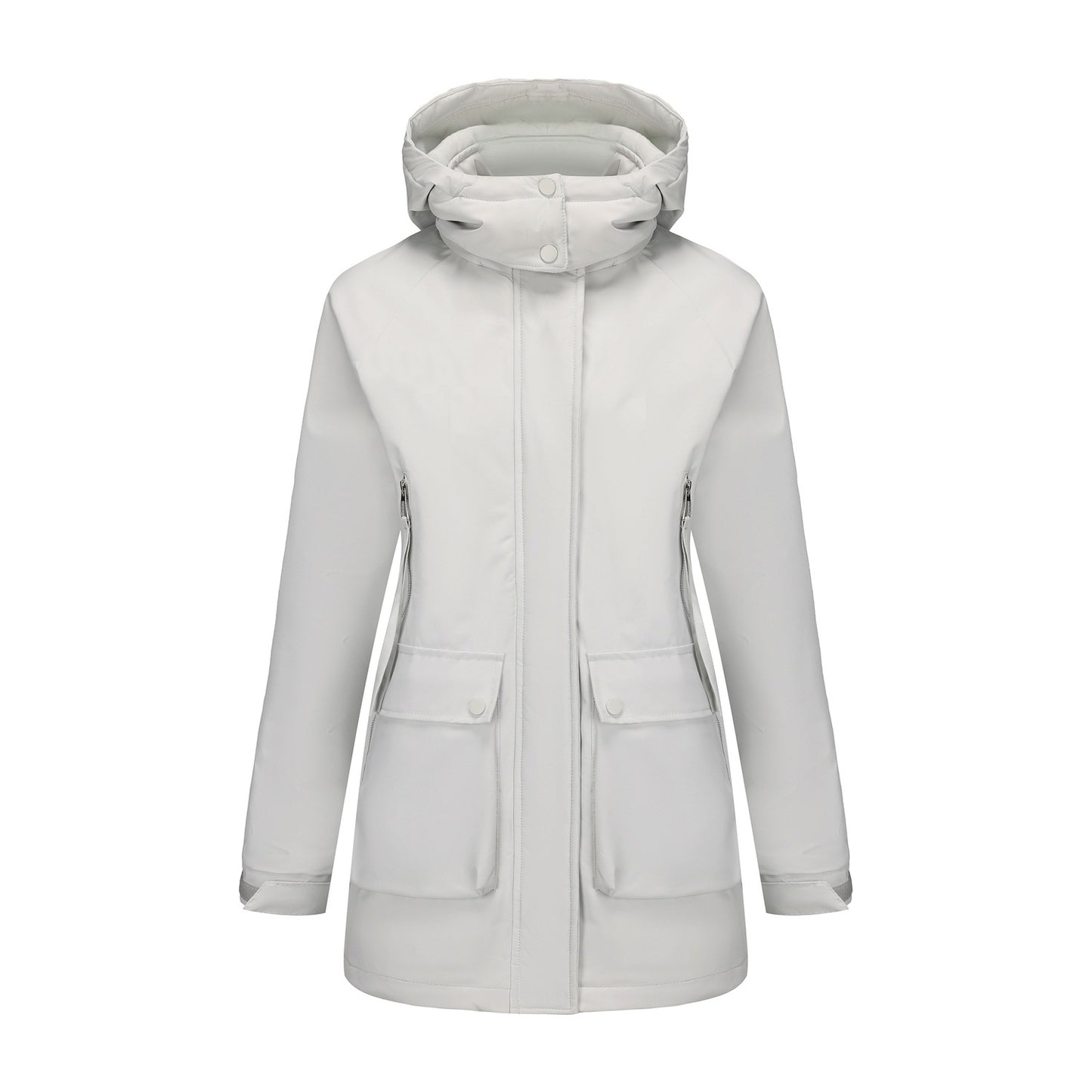 Parka Fleece Padded Coat, Waterproof Women's Fall Winter Coat