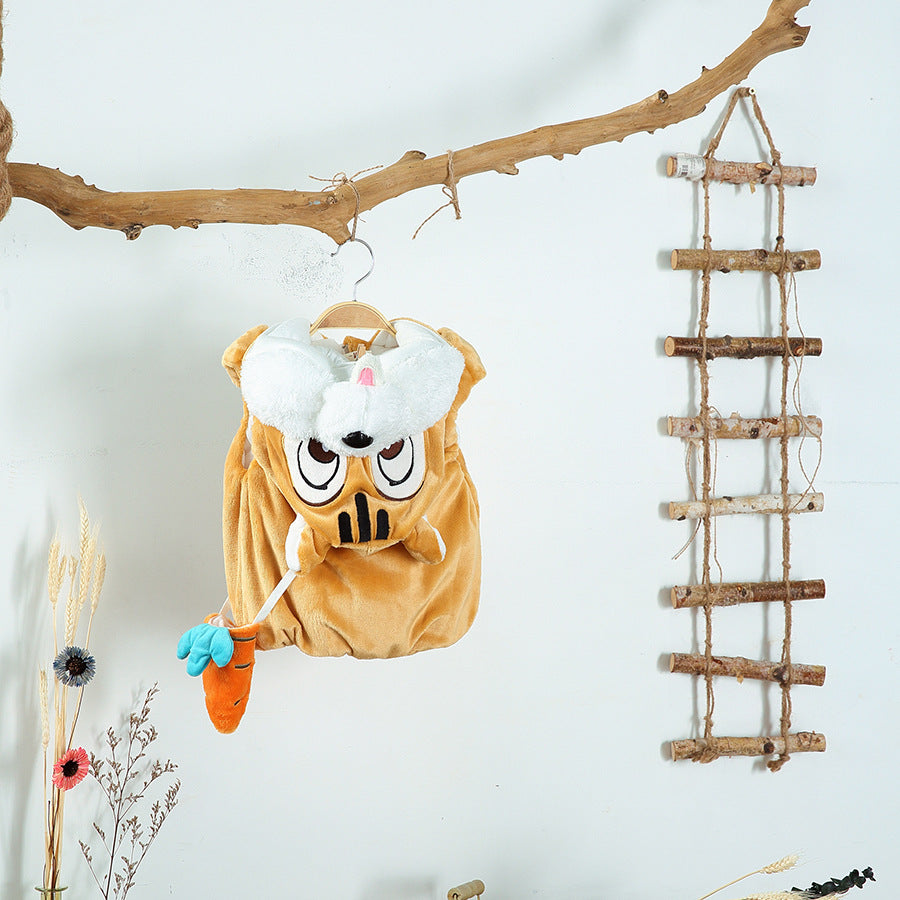 Thick Quilted Children's Vest Rabbit Animal Vest