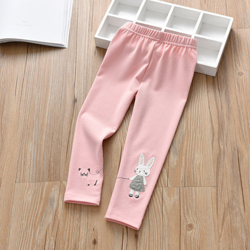 Cute Thermal Base Pants For Children