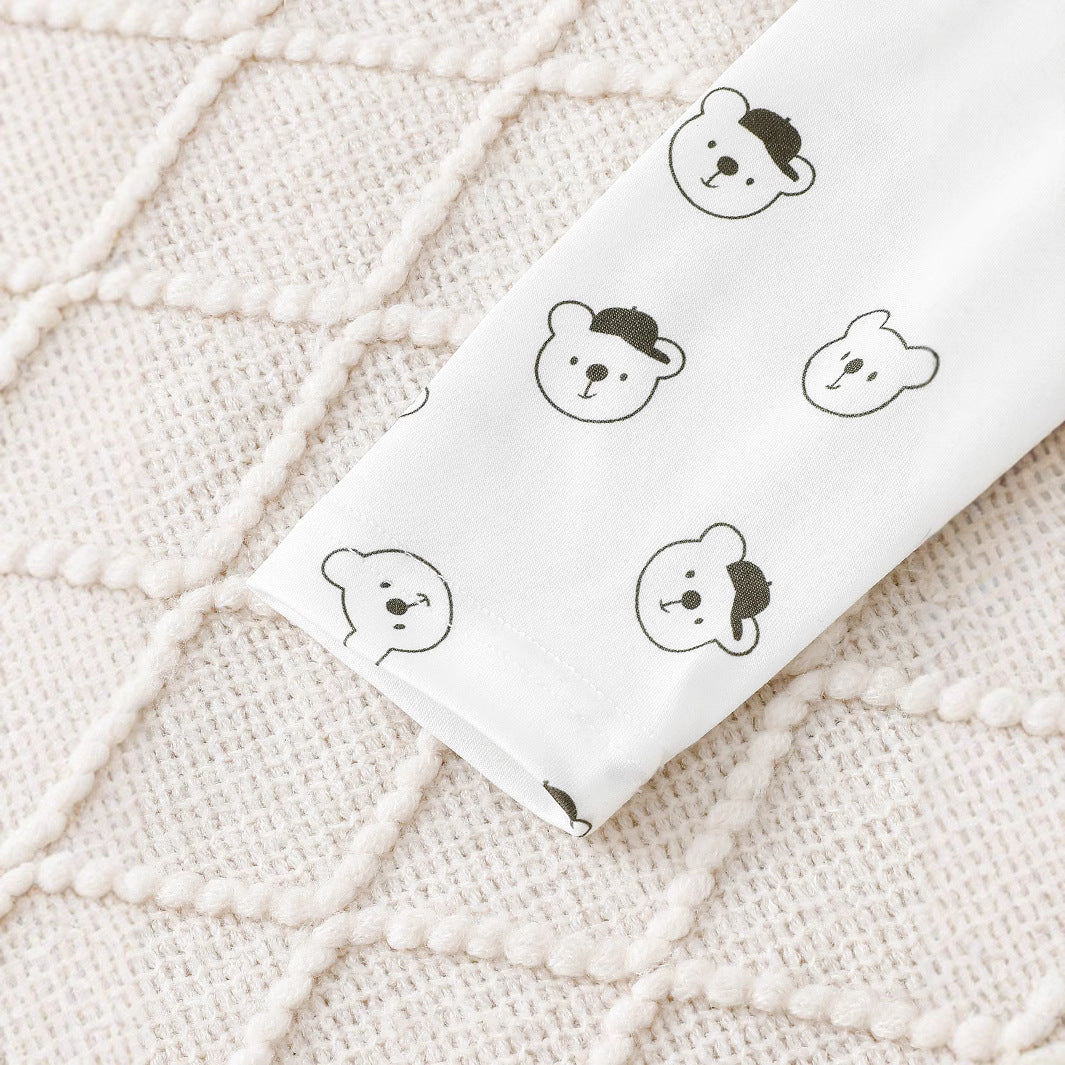 Baby Boy Long Sleeve Romper Corduroy Suspender Pants 2pc Set