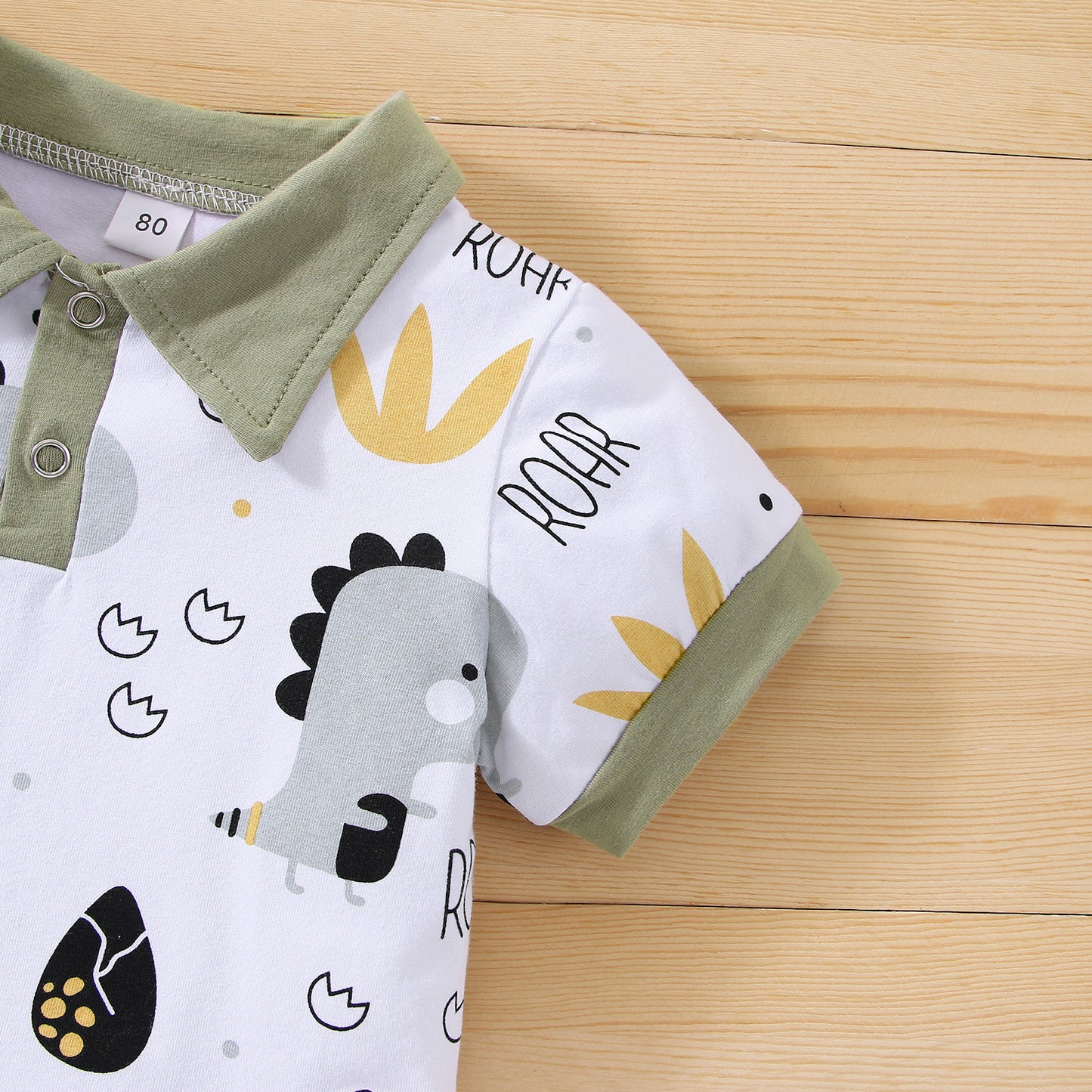 Boy's Little Dinosaur Cotton Set