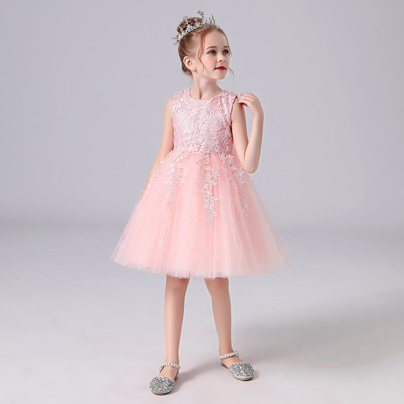 Girls' Formal Dress, Fashionable Party Princess Dress, Multiple Colors To Choose From