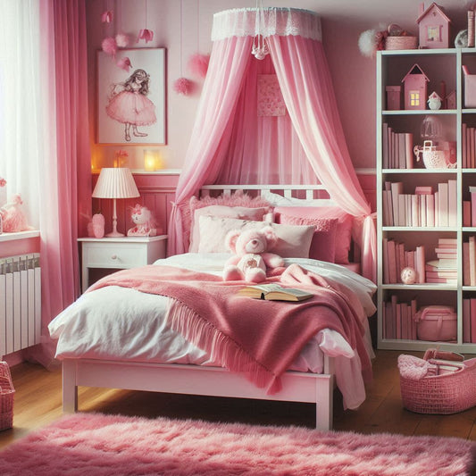 Designing the Perfect Girl’s Bedroom with Pink Accents