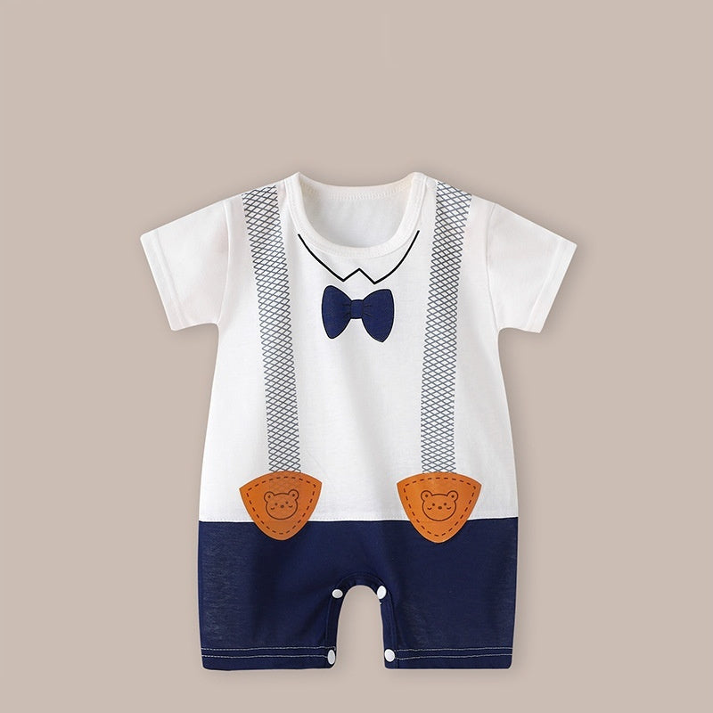 Baby Thin Short Sleeve Newborn Baby Child Jumpsuits Rompers