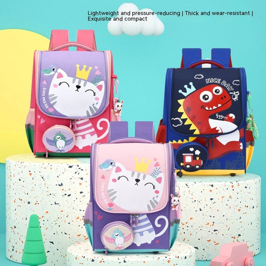 Children's Schoolbag Cartoon Dinosaur Space Backpack