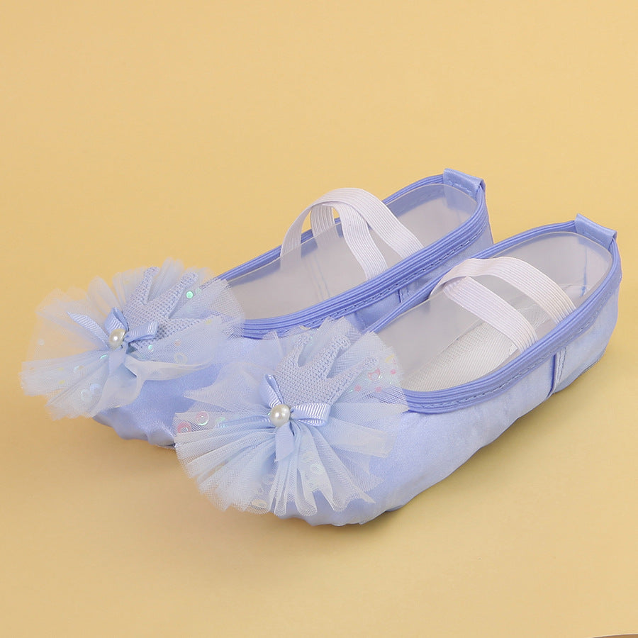Girls' Dance Shoes Soft Bottom Training Shoes Girl Ballet Shoes