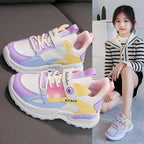 Girls' Running Soft Bottom Shoes, Casual Sport Shoes
