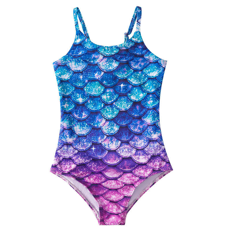 Girls' Mermaid 1pc Swimsuit, Multiple Designs To Choose From