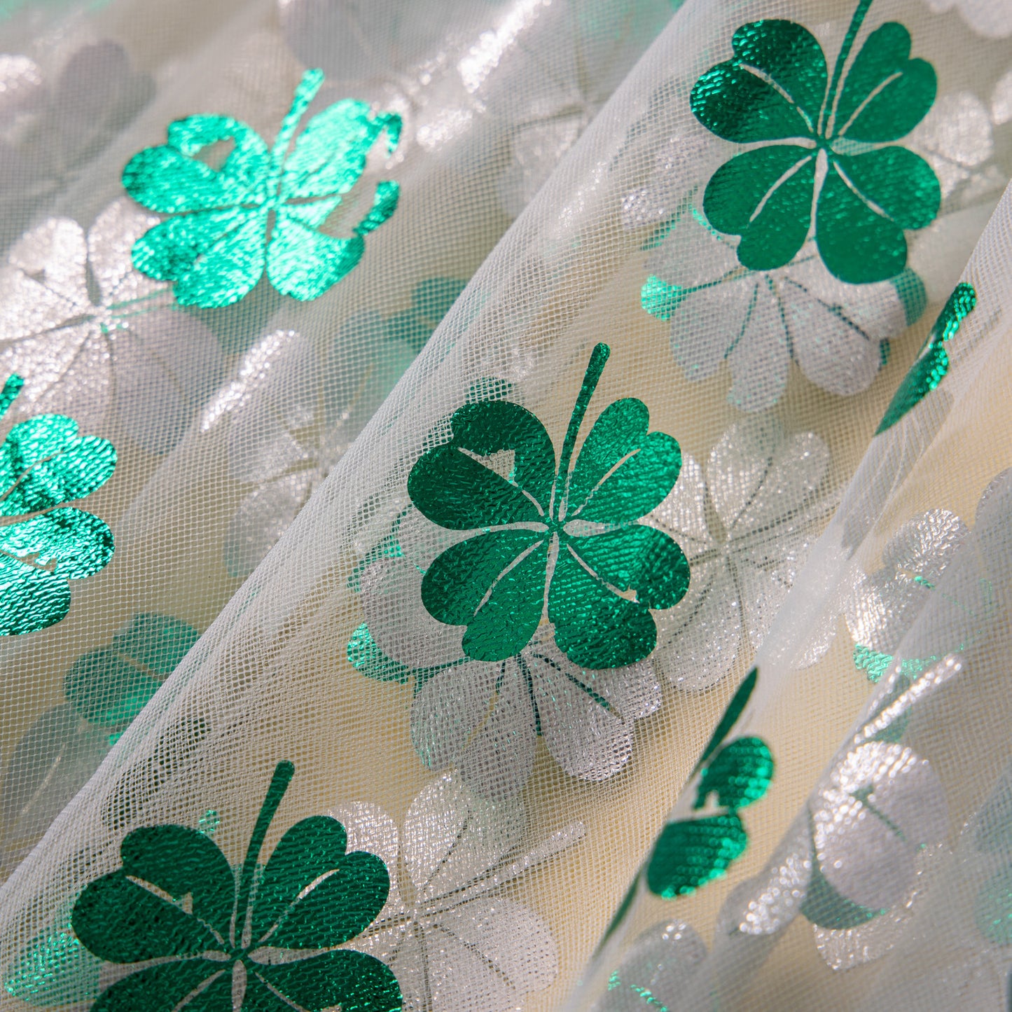 Girls' Ethnic Style Long Sleeve Top And Shorts Tulle Skirt Side Two-piece Set