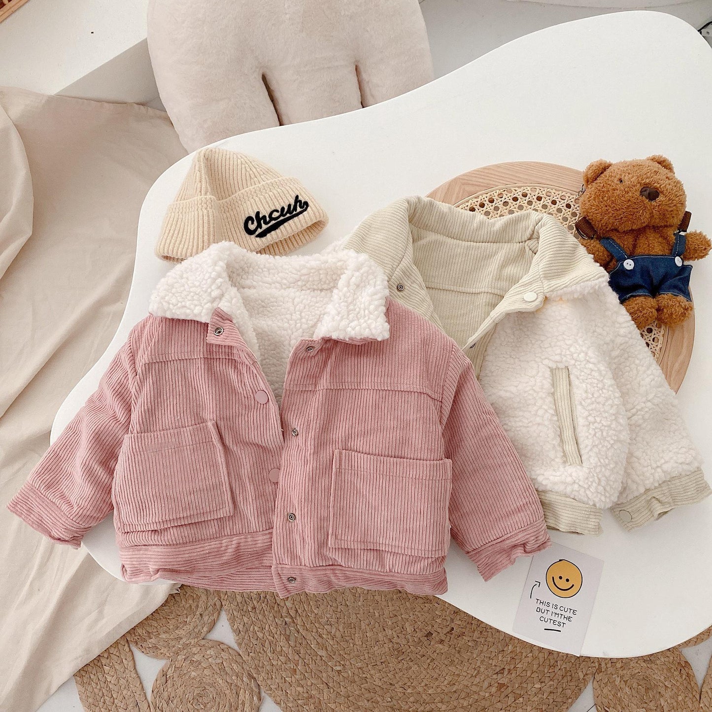 Children's Two-sided Corduroy Jacket