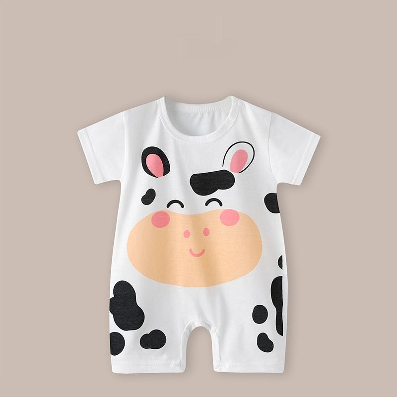 Baby Thin Short Sleeve Newborn Baby Child Jumpsuits Rompers