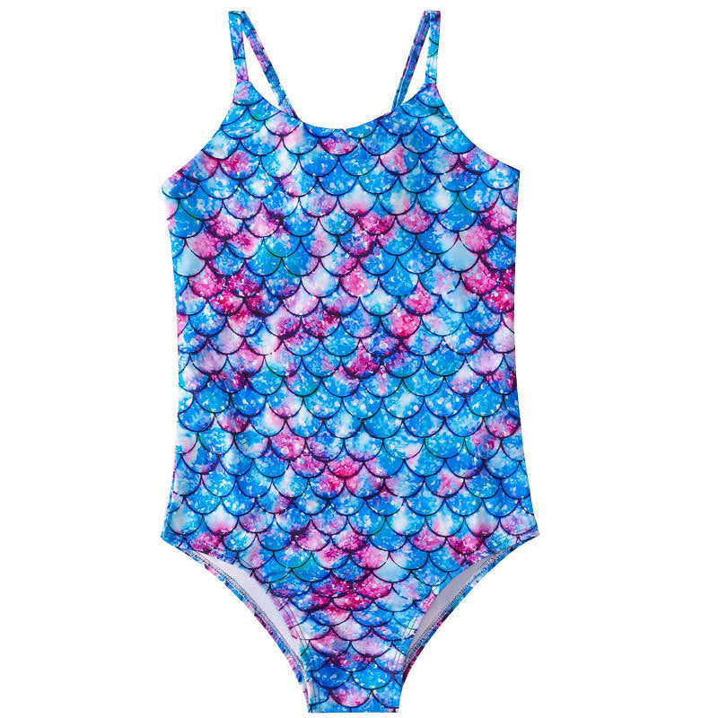 Girls' Mermaid 1pc Swimsuit, Multiple Designs To Choose From