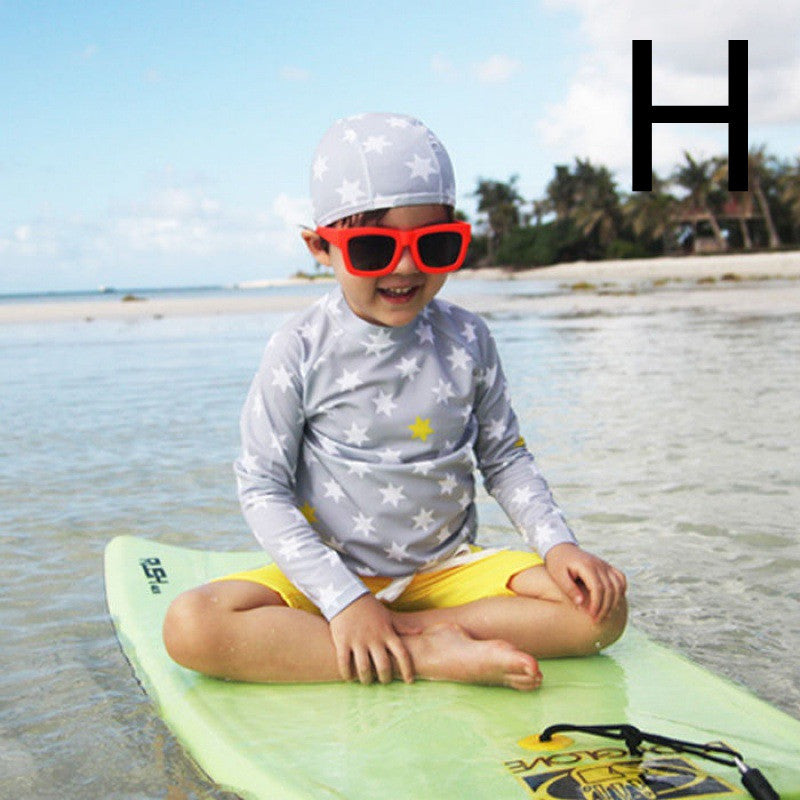 Children's Swimsuit Boys Girls Split Quick-Drying Swimsuit