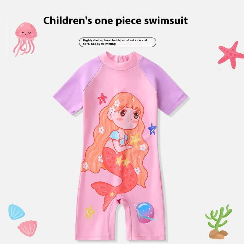 Children's Swimsuit, Sun Protection, One Piece Swimsuit, Girl & Boy designs