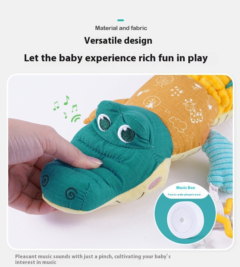 Baby Puzzle Crocodile Soothing Plush Toy