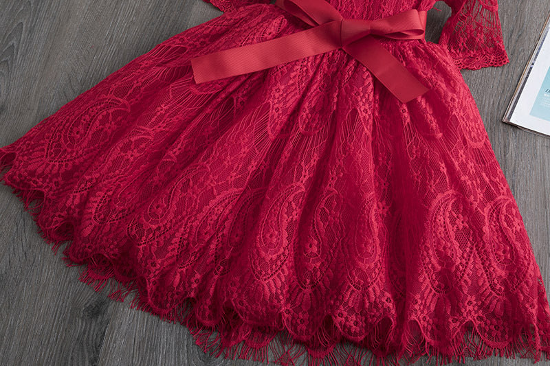 Girls' Lace Princess Dress