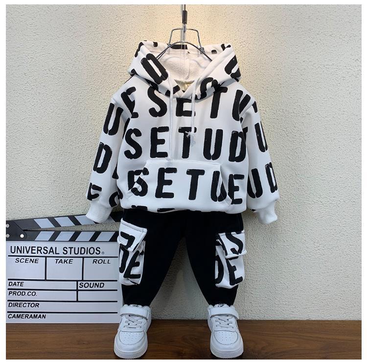 Winter Boy/Girl Thickened Sweater 2pc Set