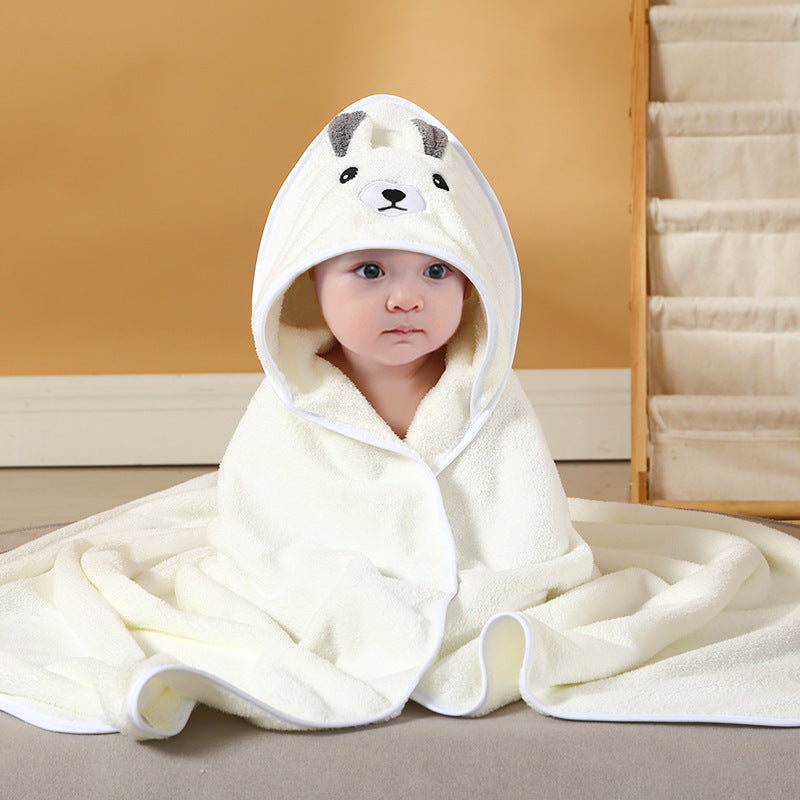 Baby Animal Swaddling Hooded Blanket