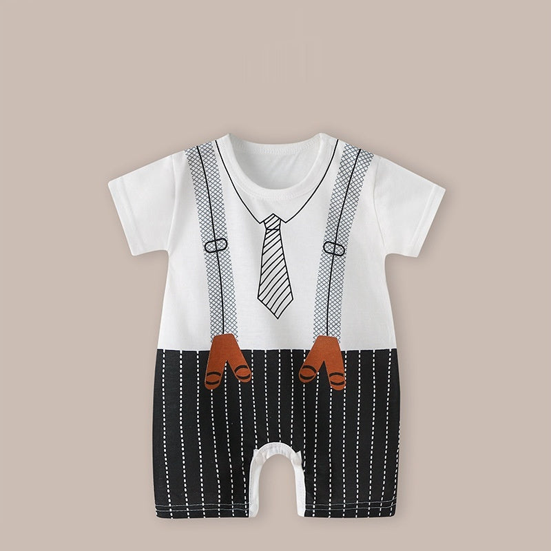 Baby Thin Short Sleeve Newborn Baby Child Jumpsuits Rompers