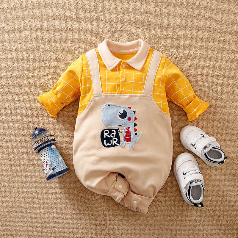 Baby Casual Jumpsuit Fake Two Pieces Jumpsuit
