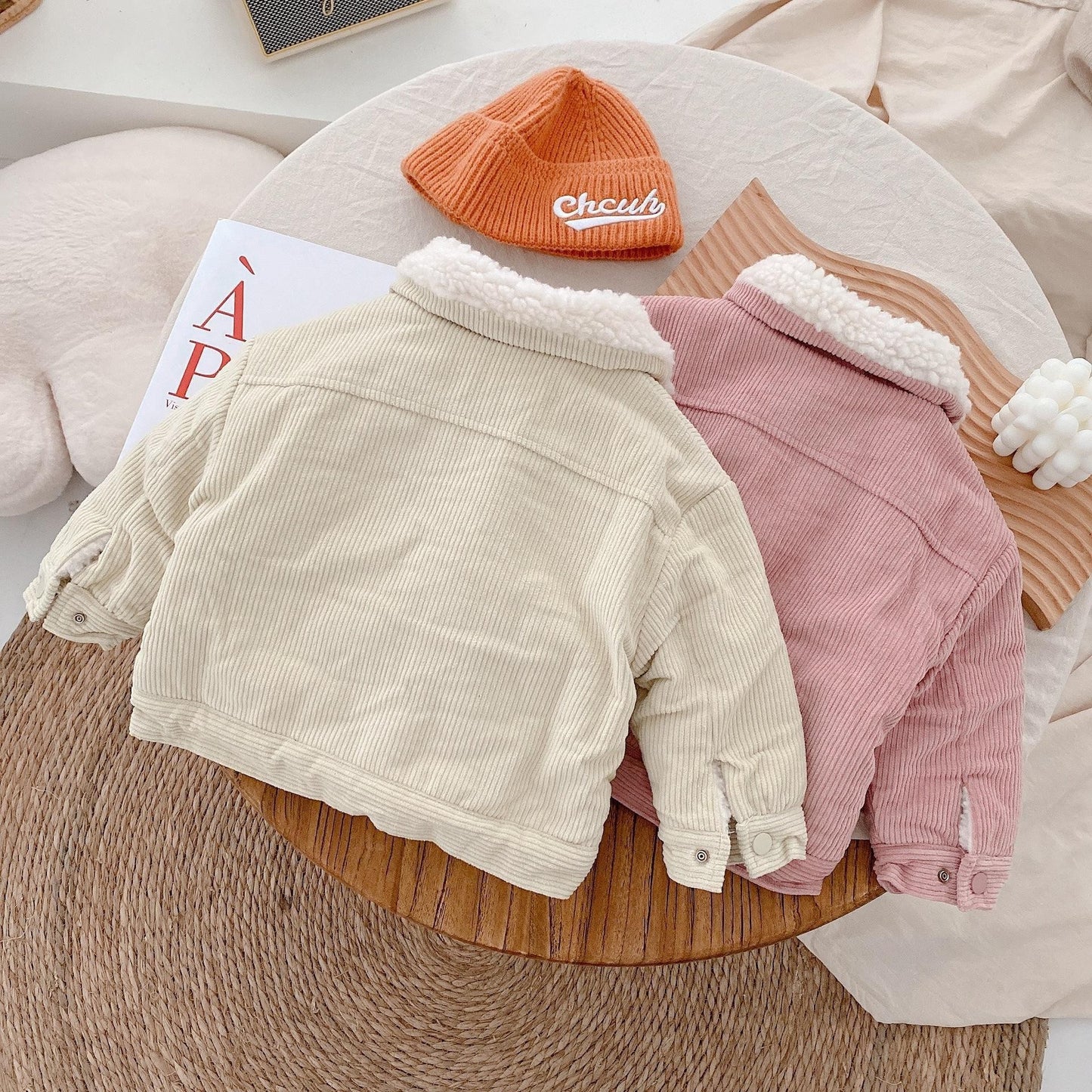 Children's Two-sided Corduroy Jacket