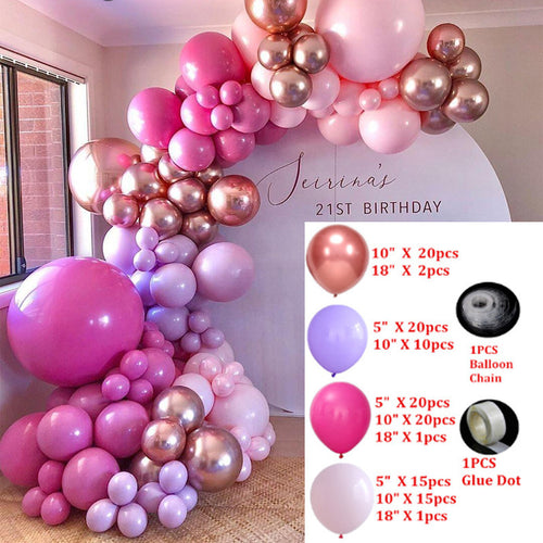 Balloon Garland Kits, Birthday Party Background Decorations, Choice Of Styles