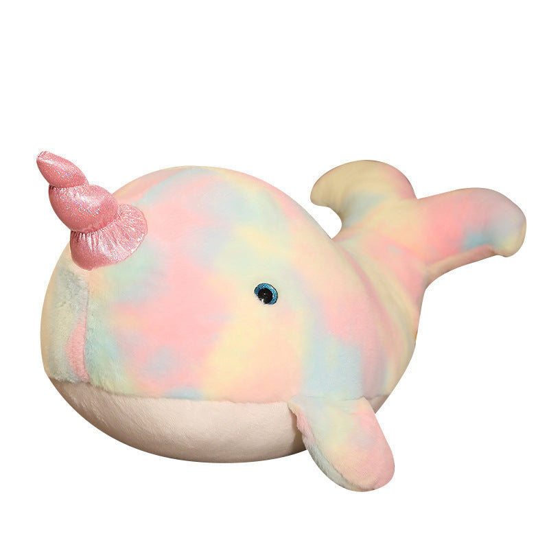 Ocean Whale Throw Pillow Plush Toy