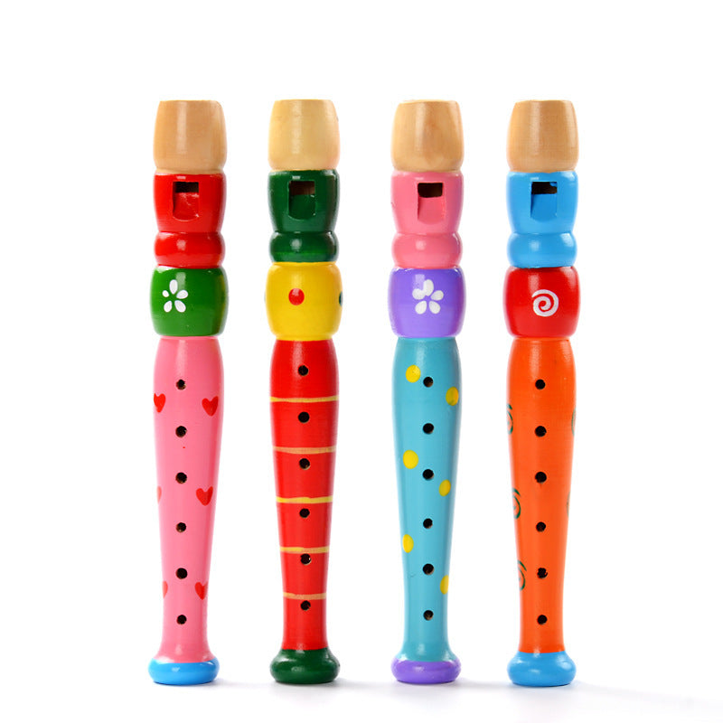 Wooden Colored Piccolo Recorder