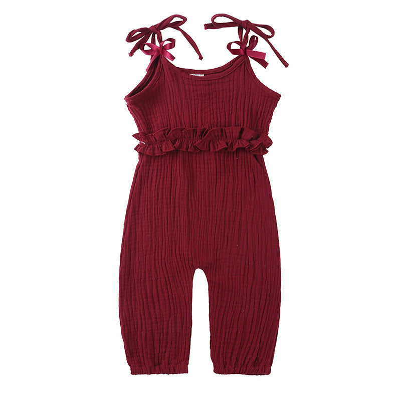 Baby Small Sling Summer Jumpsuit