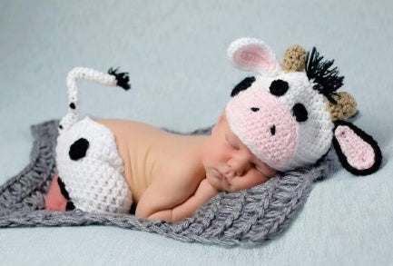 Baby Cow Photography Outfit