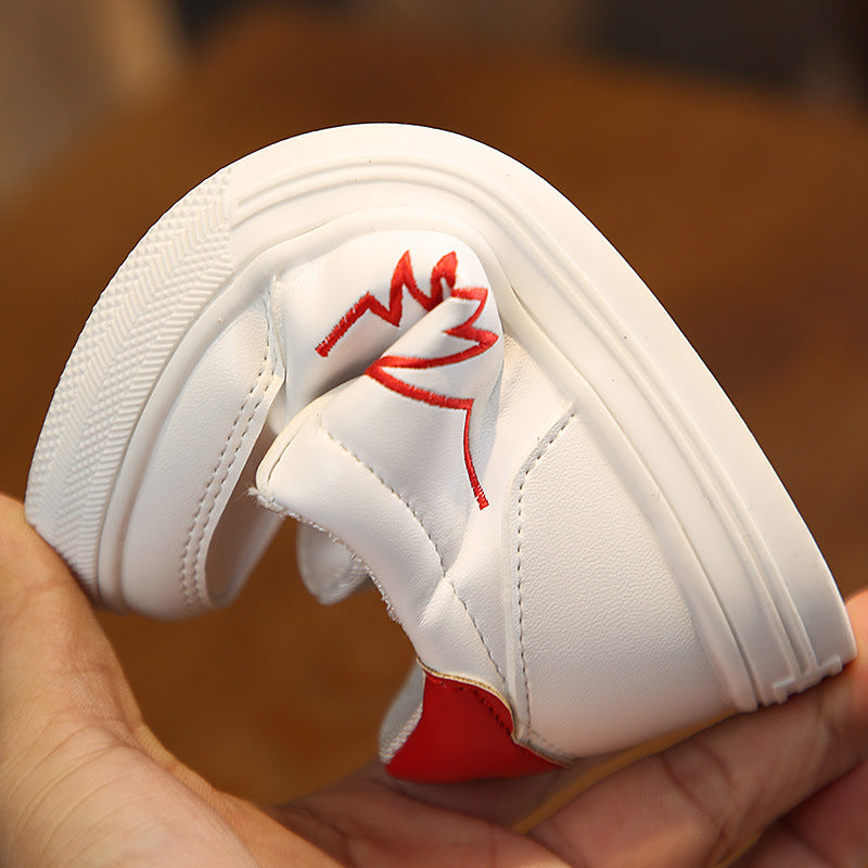 Girl/Boy White Sports Shoes