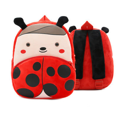 Plush Backpacks Kindergarten Cartoon School Bags Children Animal Toy Bag