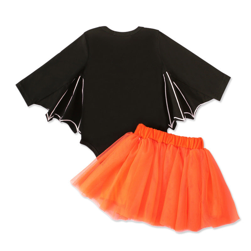 Baby Girls' Halloween Onesie & Mesh Skirt 2pc Set