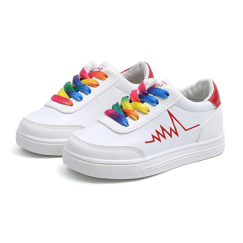 Girl/Boy White Sports Shoes