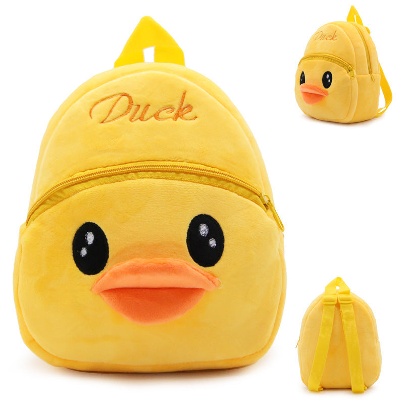 Animal Plush Toy School Bag Backpack