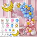Blue Pink Gender Reveal Theme Arch Balloon Garland Set