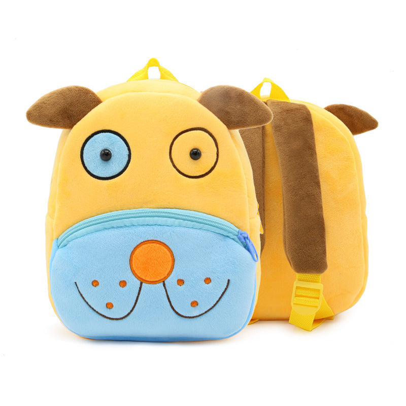 Plush Backpacks Kindergarten Cartoon School Bags Children Animal Toy Bag