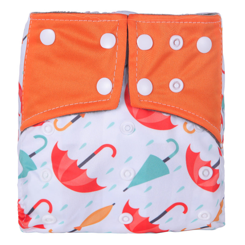 Baby Washable Bamboo Charcoal Cloth Diaper Pants Digital Printing