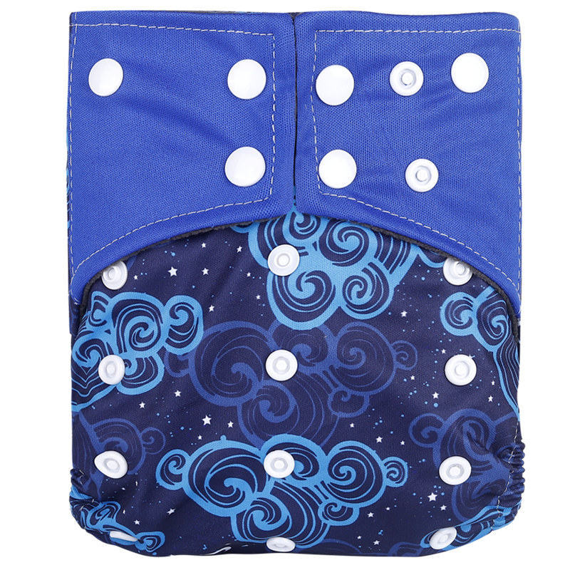 Baby Washable Bamboo Charcoal Cloth Diaper Pants Digital Printing