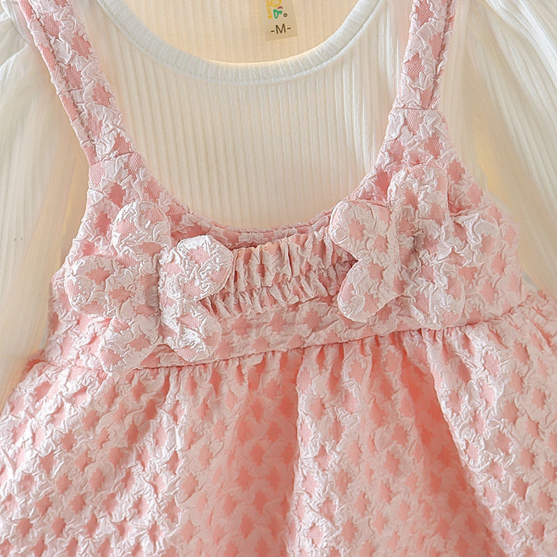 Baby Girls' Spring And Autumn 1pc Dress