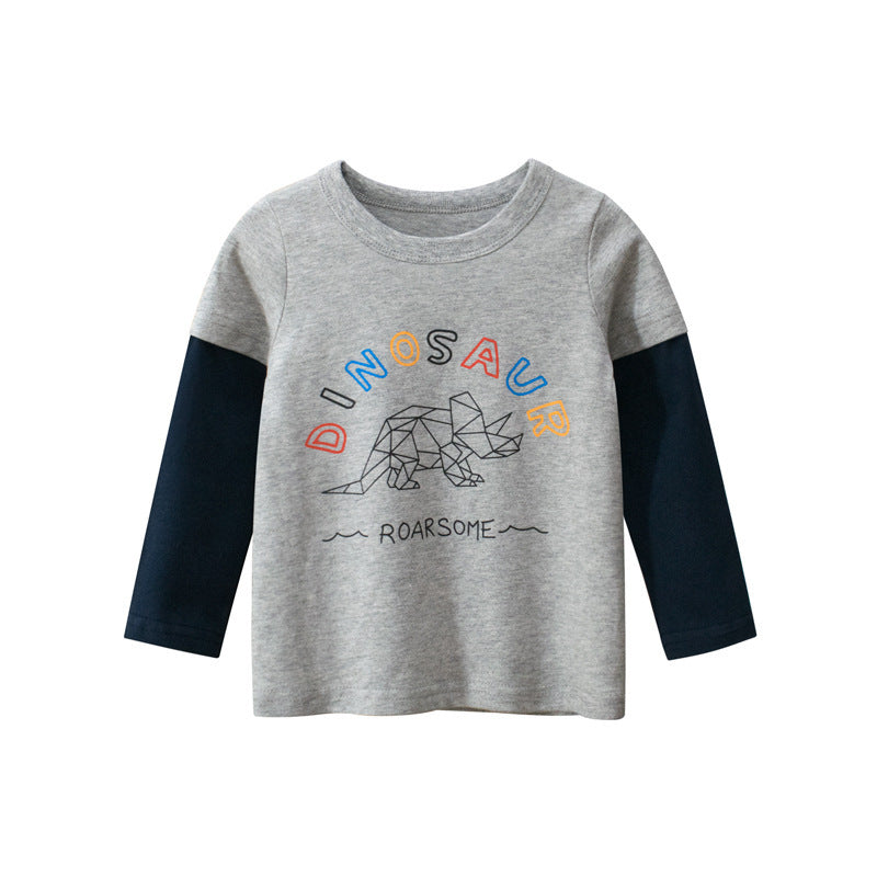 Boys' Long-sleeved T-shirt Top