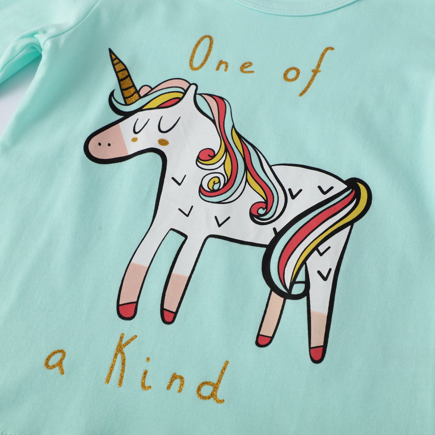 Unicorn Girls' Long-Sleeved T-Shirt