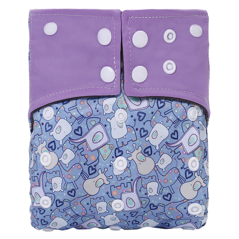 Baby Washable Bamboo Charcoal Cloth Diaper Pants Digital Printing