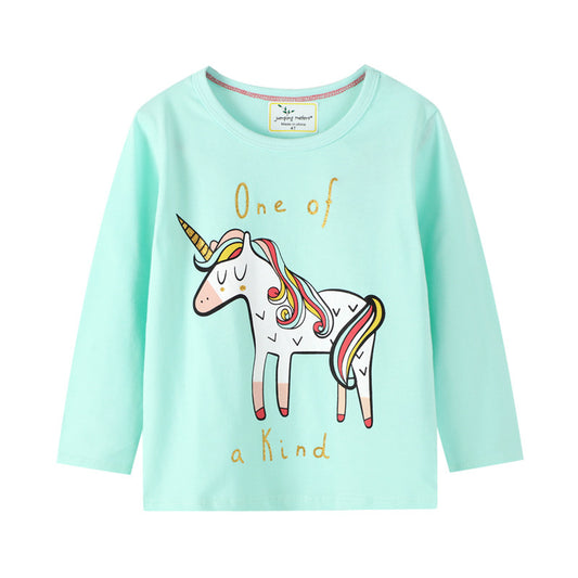 Unicorn Girls' Long-Sleeved T-Shirt