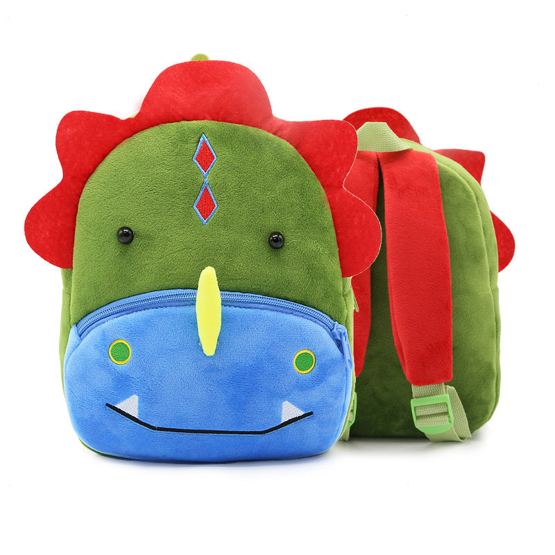 Plush Backpacks Kindergarten Cartoon School Bags Children Animal Toy Bag