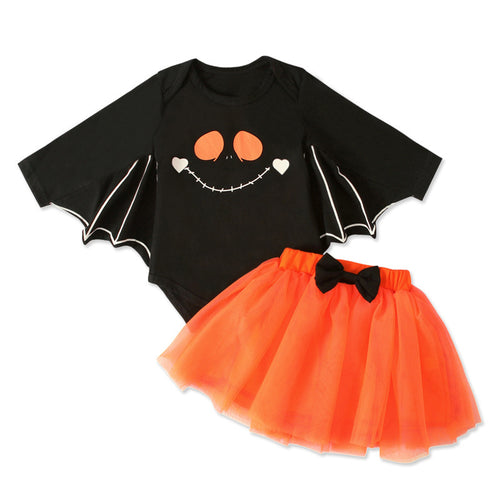 Baby Girls' Halloween Onesie & Mesh Skirt 2pc Set