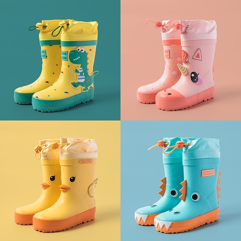 Children's Rain Boots Boys & Girls Non-slip Boots