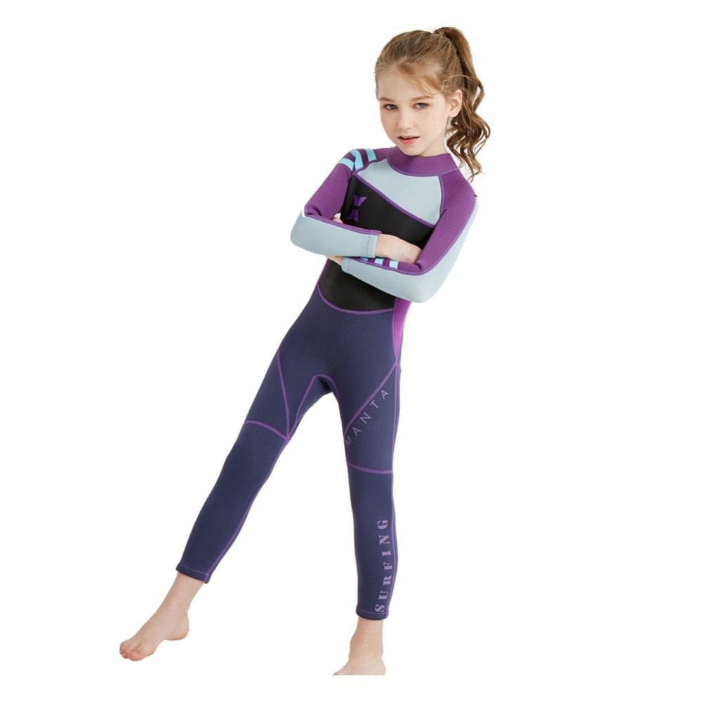 Children's Girl Diving Wet Suits, Swimsuits